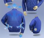 Air-Conditioned Casual Work Jacket - Navy Blue