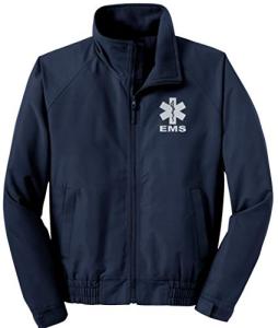 Smart People Clothing EMS Jacket - Navy, Reflective Logo