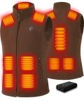 Men's Rechargeable Heated Vest with Battery Pack