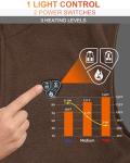 Men's Rechargeable Heated Vest with Battery Pack