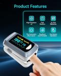 Fingertip Pulse Oximeter with Heart Rate Monitor