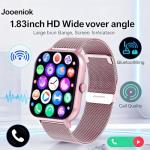 Jooeniok 1.83" Fitness Tracker with Bluetooth Calls