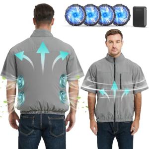 Foiueyga Women's Electric Cooling Vest with Fan