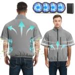 Foiueyga Women's Electric Cooling Vest with Fan