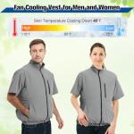 Foiueyga Women's Electric Cooling Vest with Fan