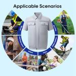 Meichoon USB Cooling Vest for Summer Outdoor Activities