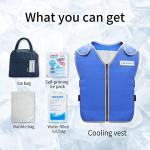 Cooling Vest with 24 Ice Packs for All