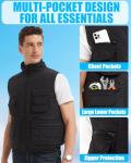 Cooling Vest Jacket with Dual Fans and Battery