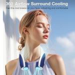 Hionly AI Neck Fan with 6 Speed Settings