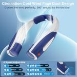 Hionly AI Neck Fan with 6 Speed Settings