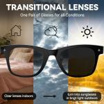 Smart Audio Glasses with Bluetooth and AI Assistant