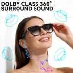 Smart Audio Glasses with Bluetooth and AI Assistant