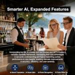 AI Smart Glasses with 4K Camera and Bluetooth