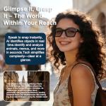 AI Smart Glasses with 4K Camera and Bluetooth