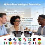 AI Smart Glasses with 4K Camera and Bluetooth