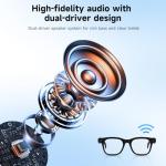 Gezxt AI Smart Glasses with Voice Assistant & Bluetooth