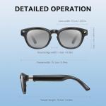 Smart AI Glasses with 8MP Camera and Translation