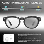 Smart AI Glasses with 8MP Camera and Translation