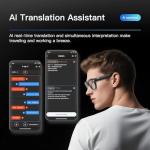 Smart AI Glasses with 8MP Camera and Translation