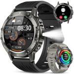 Men's Smart Fitness Watch: Waterproof, Heart Rate Monitor