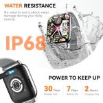 Stylish Smartwatch with Fitness Tracker & AI Control