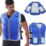 NJDGF Adjustable Cooling Vest with 24 Ice Packs