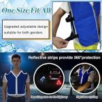 NJDGF Adjustable Cooling Vest with 24 Ice Packs