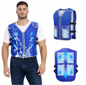 PANGTIKU Adjustable Cooling Vest with Ice Packs