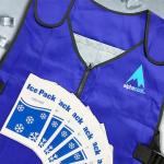 Alphacool Blue Adjustable Cooling Vest with Ice Packs