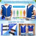 PANGTIKU Adjustable Cooling Vest with 20 Ice Packs