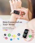 Smart Fitness Tracker Watch for Women - Pink