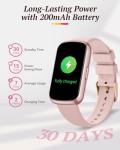 Smart Fitness Tracker Watch for Women - Pink