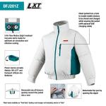 Makita 18V LXT Cordless Fan Jacket - X-Large