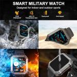 Men's Smart Fitness Watch with Bluetooth and Heart Rate Monitor