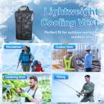 Big and Tall Cooling Vest for Men with Fans