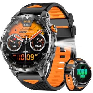 Military Smart Watch for Men, 1.7" HD Screen