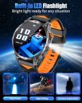 Military Smart Watch for Men, 1.7" HD Screen