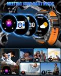 Military Smart Watch for Men, 1.7" HD Screen