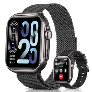 Women's Smartwatch: Call, Fitness Tracker, Waterproof, 1.85