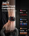Women's Smartwatch: Call, Fitness Tracker, Waterproof, 1.85