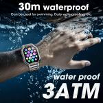 HD Smart Watch with Call, 3ATM Waterproof Fitness Tracker