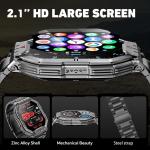 HD Smart Watch with Call, 3ATM Waterproof Fitness Tracker