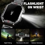 HD Smart Watch with Call, 3ATM Waterproof Fitness Tracker