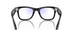 Meta Wayfarer Square Sunglasses in Shiny Black