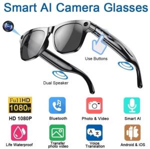 High-Def Bluetooth Smart Glasses with Anti-Shake