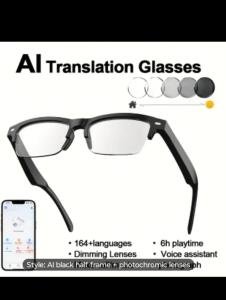 Smart AI Transition Sunglasses for Everyday Use