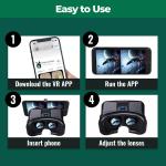 VR PARK 3D Virtual Reality Glasses with Remote