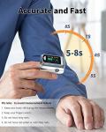 Fingertip Pulse Oximeter with OLED Display and Lanyard