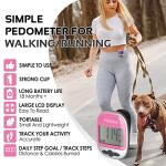PINGKO Pink Outdoor Multi-Function Sport Pedometer
