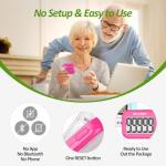 3D Pedometer with Clip, Accurate Step Counter